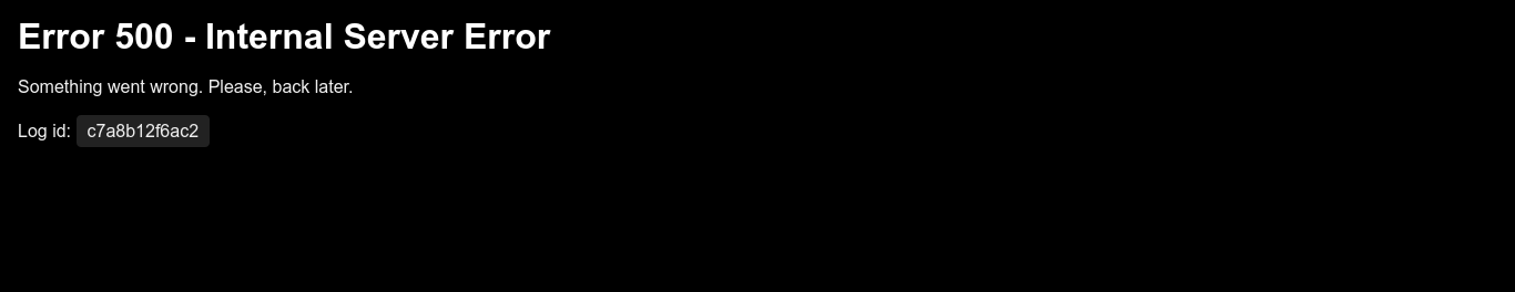 Aplus Debug - Exception Handler in Production